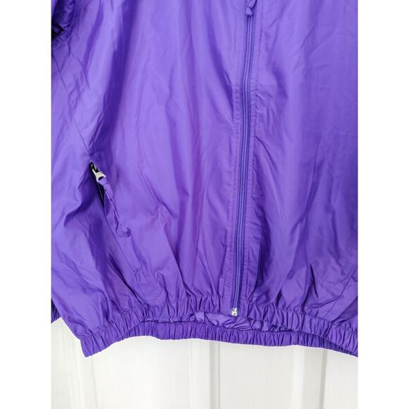 Tri-Mountain Windbreaker Nylon Lightweight Zipper Jacket Purple Size M NWT - Picture 7 of 7